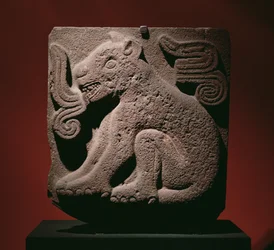 Glyph des Königs Ahuizotl (ca. 15. Jahrhundert)